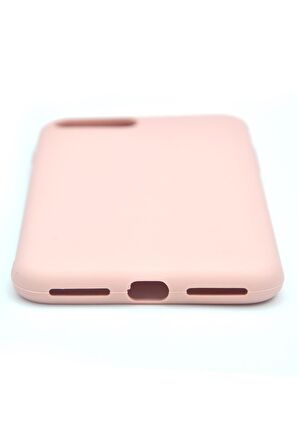 iPhone 7 Plus / 8 Plus Uyumlu Düz Renk Esnek Yumuşak Silikon Kılıf  Rubber Pembe