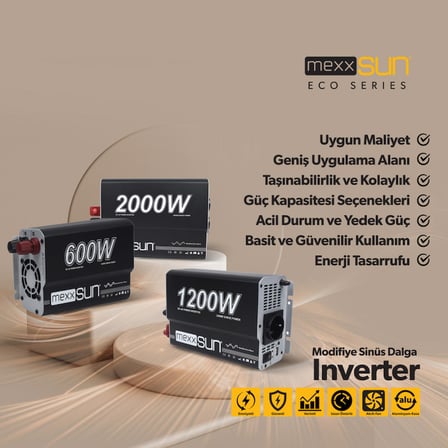 Modifiye sinüs 12V 600W