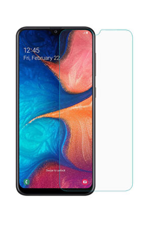 Samsung Galaxy A20S Uyumlu Temperli Ekran Koruyucu Cam