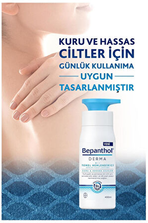 Derma Temel Nemlendirici Vücut Losyonu 400 ml