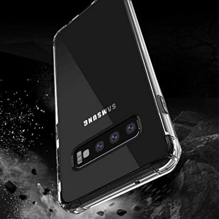 Samsung Galaxy S10 Plus Kılıf Darbe Emici Anti Shock TPU Silikon