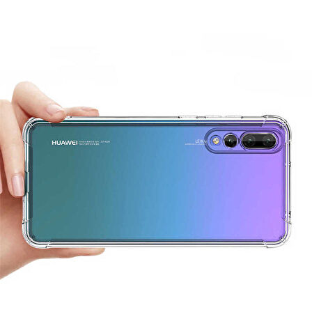 Huawei Y9 Prime 2019 Kılıf Darbe Emici Anti Shock TPU Silikon