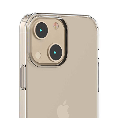 iPhone 13 Kılıf Şeffaf Sert TPU Silikon