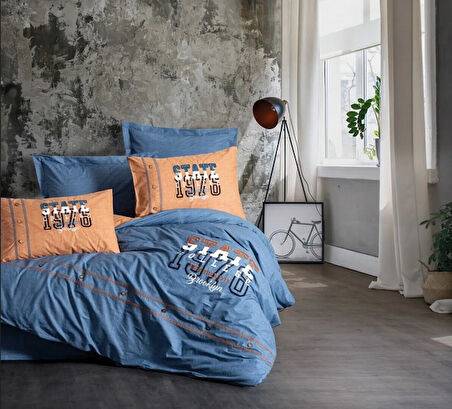 Mood Nakışlı Ranforce Çift Kişilik Nev Takımı State Tarçın 8680108071151