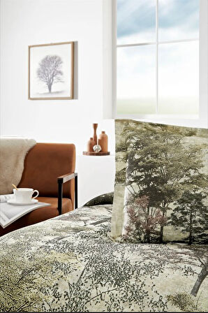 Özdilek Çift Kişilik Ranforce Nev Takımı Tanne Yeşil