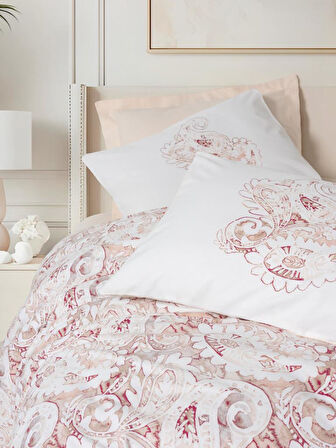 Bohem Nev Takımı Çift Kişilik Serava Somon