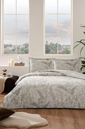 Özdilek Çift Kişilik Ranforce Nev Takımı Algodon Bej