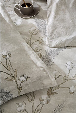 Özdilek Çift Kişilik Ranforce Nev Takımı Algodon Bej