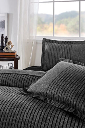 Özdilek Maskülen Çift Kişilik Nev Takımı Noil Antrasit