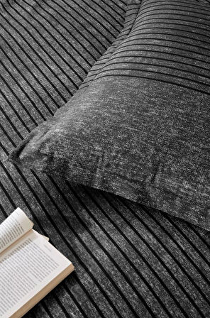 Özdilek Maskülen Çift Kişilik Nev Takımı Noil Antrasit