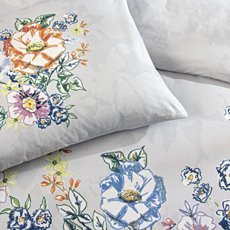 Çift Kişilik Ranforce Nev Takımı Fiora Gri