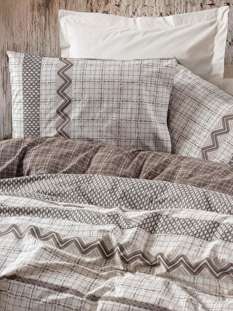 Toprak Aren Kahve Çift Kişilik Nev Takımı