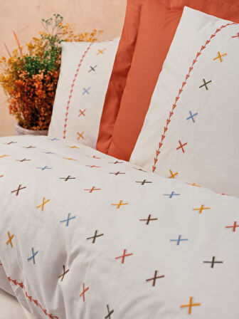 Ranforce Çift Kişilik Nev Takımı Joli Kiremit