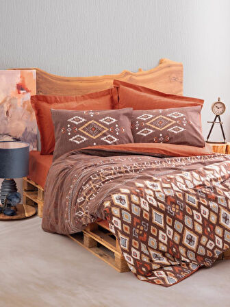 Etnich Nev Takımı Çift Kişilik Belize Kahve