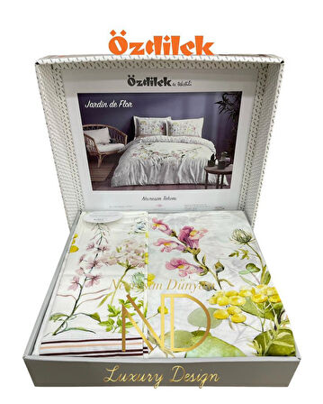 Özdilek Çift Kişilik Ranforce Nev Takımı De Flor Beyaz
