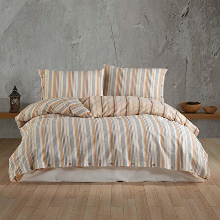 Butik Native Serisi Çift Kişilik Nev Takımı Velena v1 Somon