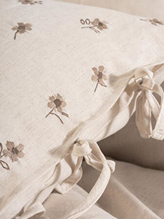 Cotton Keten Çift Kişilik Nev Takımı Arie