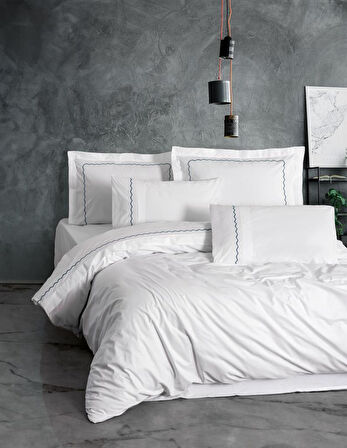 Clasic Pamuk Nev Takımı Çift Kişilik Josina Bej