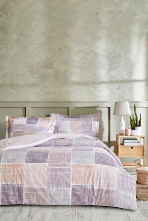 Özdilek Çift Kişilik Ranforce Nev Takımı Retalhos Pembe