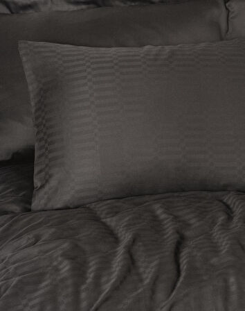 Çift Kişilik Smart Bambu Saten Nev Takımı Siyah