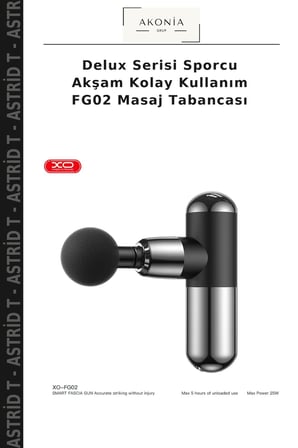 Delux Serisi Sporcu Akşam Kolay Kullanım FG02 Masaj Tabancası
