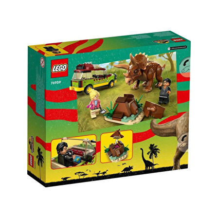 Nessiworld 76959 Lego Jurassic World Triceratops Araması 281 parça +8 yaş