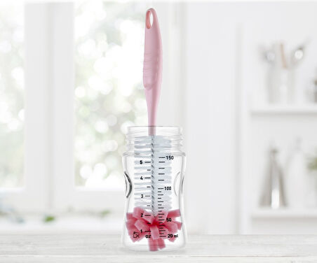 Süngerli Biberon Fırçası 776 Pembe