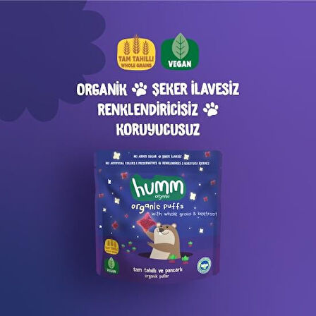 Humm Organik Pancarlı ve Tam Tahıllı Puflar 30 Gr