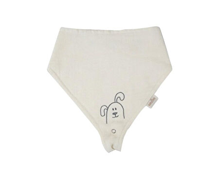 Emzik Askılı Müslin Önlük 837 Ekru