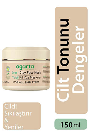 Yeşil Kil Yüz Maskesi 150 ml
