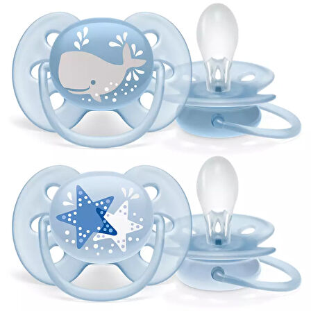 Nessiworld   Avent Ultra Soft Emzik 6-18 Ay Erkek
