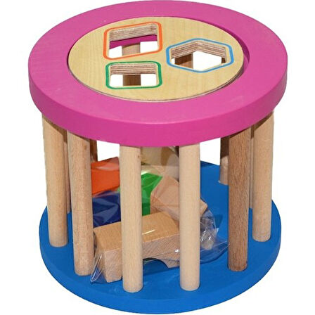 PlayWood Ahşap Eğitici Silindir Bultak 374