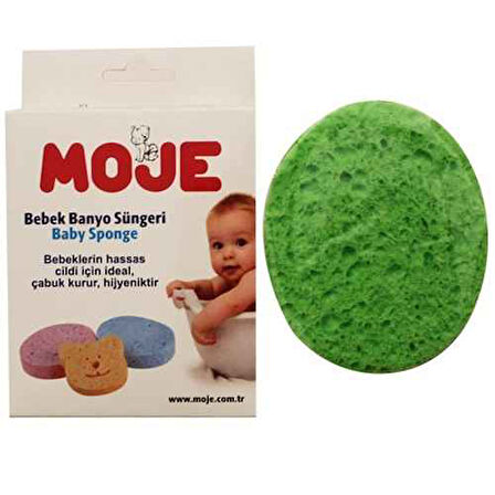 NessiWorld Selülozik Bebek Banyo Süngeri Yeşil