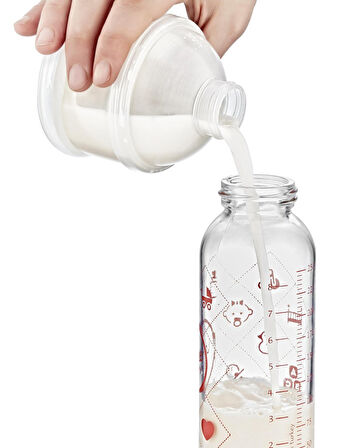 Katlı Toz Mama Kabı 545 Beyaz