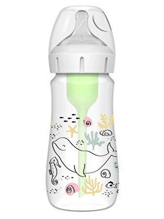 Dr.Browns Geniş Ağız PP Antikolik Options Biberon  270ml Kız