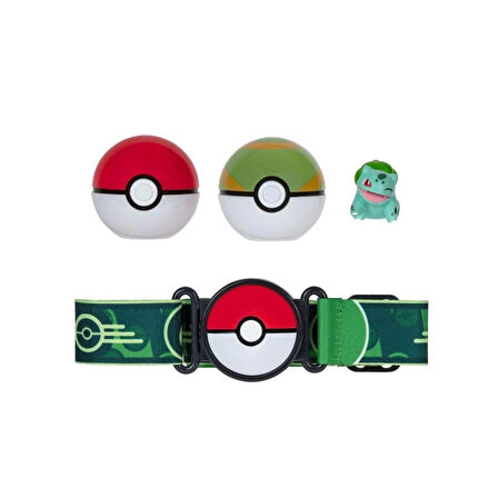 Nessiworld POK 95283-Q Pokemon Clip 'n' Go Pokeball Kemer ve Figür Seti