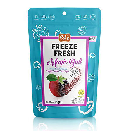 Nessiworld Pol s Freeze Fresh Magic Ball Böğürtlenli Elma Topları 16 gr