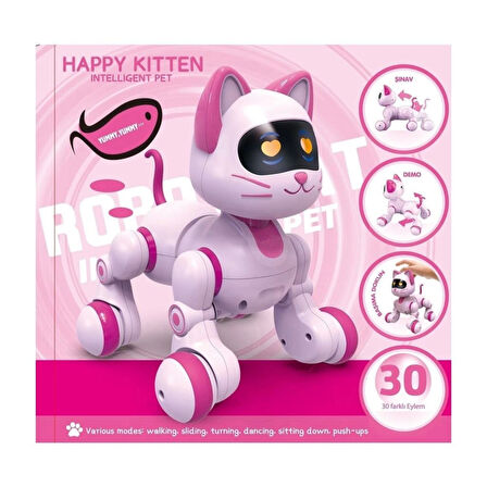 Nessiworld GAW-6602 Uzaktan Kumandalı İnteraktif Şarjlı Akıllı Kedi