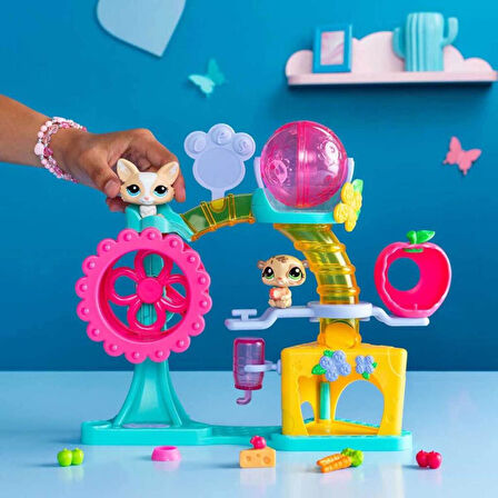 Nessiworld 5196 Littlest Pet Shop Minişler Eğlence Fabrikası Oyun Seti S1 -1