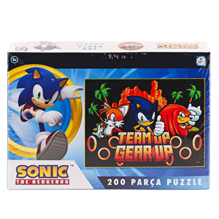 Nessiworld SO0053 Sonic 200 Parça Puzzle -Laçokids