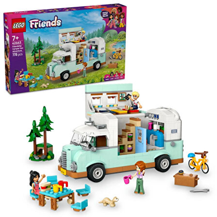 LEGO Friends Arkadaşlık Karavan Macerası Rol Yapma Yapım Seti 42663