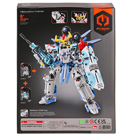 Nessiworld 6815 IMM Mekanik Master Blokları Robot Asker 641 Parça