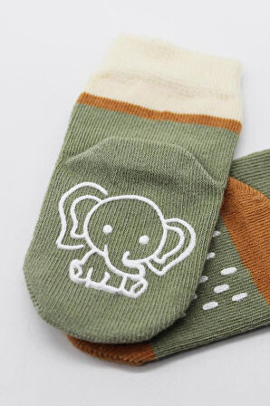 Nessiworld Bistyle Hayvan Figür Kaymaz Kız Soket Çorap 2'Li BS10120 Nil