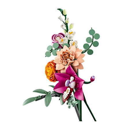 Nessiworld 10342 Lego iconic Botanicals Pembe Çiçek Buketi 749 parça +18 yaş
