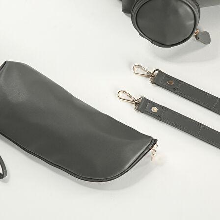 Nessiworld M&Y Diamond Anne Bebek Bakım Sırt Çantası 7345 Gri