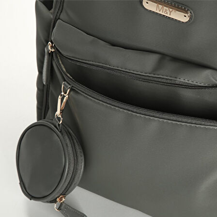 Nessiworld M&Y Diamond Anne Bebek Bakım Sırt Çantası 7345 Gri