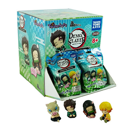 Twinchees Demon Slayer Figürleri Uyuyan Minikler