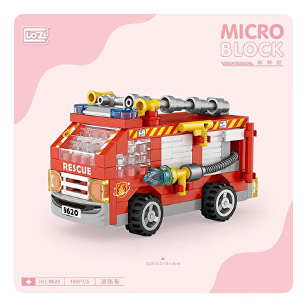 Nessiworld LZ8620 LOZ Blok Oyuncak Mini Poşet -Vagonlife