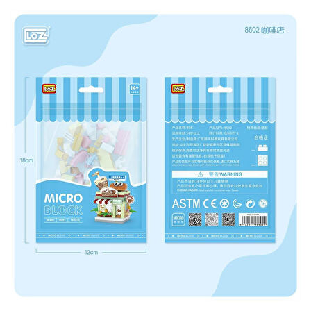 Nessiworld LZ8602 LOZ Blok Oyuncak Mini Poşet -Vagonlife