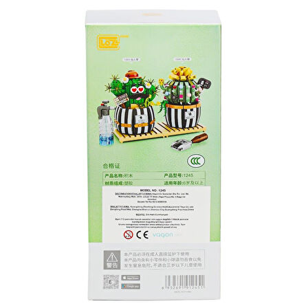 Nessiworld LZ1245 LOZ Kaktüs Blok Seti -Vagon life